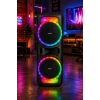 Hepu HP-118 8 İnç Bluetooth Partybox Hoparlör - 15W Işıklı, Mikrofonlu Ses Sistemi