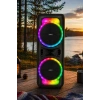 Hepu HP-118 8 İnç Bluetooth Partybox Hoparlör - 15W Işıklı, Mikrofonlu Ses Sistemi