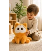 Tigoes T-Plush Turuncu Pofuduk Peluş Oyuncak - 20 cm Peluş Kedi