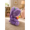 Tigoes T-Plush Çiçekli Mor Peluş Oyuncak - 30 cm Yumuşak Uyku Arkadaşı ve Hediyelik Figür