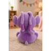 Tigoes T-Plush Çiçekli Mor Peluş Oyuncak - 30 cm Yumuşak Uyku Arkadaşı ve Hediyelik Figür