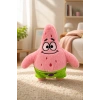 Tigoes T-Plush Patrick Star Peluş Oyuncak - 25 cm Sünger Bob Karakteri Yumuşak Figür