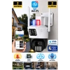Okam Pro Okam-6015 Beyaz 6 Mp 3.5 İnç Dual Lens Wifi Ptz Kamera