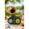 NNS NS-803BT Yeşil Retro Radyo Bluetooth Hoparlör USB TF Kart Şarjlı Nostaljik Radyo