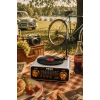 Meier MD-1320BT Gri Nostaljik Görünümlü Bluetooth Hoparlör ve 3 Bantlı Şarjlı Radyo