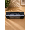 PuXing PX-888BT Gri Nostaljik Çift Kaset Çalar Radyo - Bluetooth, USB/SD, MP3 Çalar