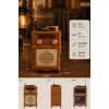 Feexot FX-2502B Retro Nostaljik Radyo - Bluetooth Hoparlör, USB, TF Kart, AUX Girişli Şarjlı Radyo