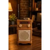 Feexot FX-2502B Retro Nostaljik Radyo - Bluetooth Hoparlör, USB, TF Kart, AUX Girişli Şarjlı Radyo