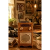 Feexot FX-2502B Retro Nostaljik Radyo - Bluetooth Hoparlör, USB, TF Kart, AUX Girişli Şarjlı Radyo