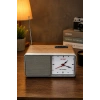 NNS NS-805BT Kahverengi Nostaljik Retro Radyo - Bluetooth Hoparlörlü, Saatli ve Şarjlı Masa Radyosu
