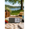 NNS NS-805BT Kahverengi Nostaljik Retro Radyo - Bluetooth Hoparlörlü, Saatli ve Şarjlı Masa Radyosu