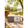 NNS NS-805BT Gri Nostaljik Retro Radyo - Bluetooth Hoparlörlü, Saatli ve Şarjlı Masa Radyosu