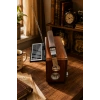 Yuegan YG-7030BTS Güneş Enerjili Solar Nostaljik Radyo El Fenerli, USB/TF Kart Girişli Hoparlör ve Saatli Radyo