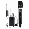 Glr Wn-07 Profesyonel 3 lü Kablosuz Mikrofon Sistemi UHF Yaka ve El Mikrofonlu