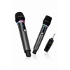 Jrl WN-08 Çift El Tipi Kablosuz UHF Mikrofon Seti - Şarj Edilebilir Karaoke Ve Sahne Mikrofonu