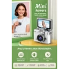 Cepaks Lk-027 Beyaz Retro Mini Dijital Fotoğraf Makinesi HD Video, Katlanabilir Ekranlı 48 Mp Flaşlı