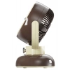 Everest EFN12 Kahve 1200mAh 3 Hız Kademe Led Işıklı Retro Masaüstü Usb Fan