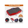 Glr 750 Kırmızı Güçlü Titreşimli Egzersiz Platformu Body Vibration Plate Makinesi