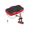 Glr 750 Kırmızı Güçlü Titreşimli Egzersiz Platformu Body Vibration Plate Makinesi