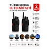 Glr 888 El Telsizi - 1500 mAh Batarya, Pmr El Fenerli 16 Kanal 2 Adet