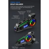 Glr K19 Kameralı Kask Kulaklığı Motosiklet İnterkom Bluetooth 5.4 GPS Sürüş Kayıt Cihazı