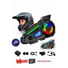 Glr K19 Kameralı Kask Kulaklığı Motosiklet İnterkom Bluetooth 5.4 GPS Sürüş Kayıt Cihazı