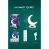 Glr SQ-902 Hilal Ay Tasarımlı Akıllı Kuran Hoparlörü ve Renkli Gece Lambası