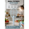Glr USB-016 Mavi Şarj Edilebilir Sinek Raketi Type-C Girişli  Sivrisinek ve Sinek Öldürücü Raket
