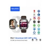 HainoTeko FG-7 Gümüş 5G Sim Kartlı Full Android Akıllı Saat GPS Wi-Fi Kameralı + Deri ve Silikon Kordon