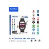 HainoTeko FG-7 Siyah 5G Sim Kartlı Full Android Akıllı Saat GPS Wi-Fi Kameralı + Deri ve Silikon Kordon