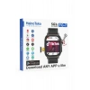 HainoTeko FG-7 Siyah 5G Sim Kartlı Full Android Akıllı Saat GPS Wi-Fi Kameralı + Deri ve Silikon Kordon