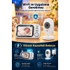 Harvox BC-001 Bebek Kamerası Lcd Ekranlı Gece Görüşlü Bebek Telsizi Bebek Odası Kamerası Monitörü