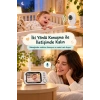 Harvox BC-001 Bebek Kamerası Lcd Ekranlı Gece Görüşlü Bebek Telsizi Bebek Odası Kamerası Monitörü
