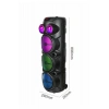 Hepu HP-974 Partybox Hoparlör  20W Güç 3 x 8 Woofer RGB Işık Efektleri Kablosuz Mikrofonlu