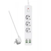 Hepu Hp-H11 Akıllı Power Socket 3 Priz + 4 USB + 2 Type-C 3000W Güç