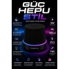 Hepu HP-MS01G Siyah Manyetik Telefon Tutuculu Kablosuz Bluetooth Hoparlör TWS Destekli