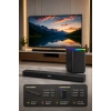 Hepu HP-TV06 180W 2.1 Ch Kablosuz Subwoofer Soundbar Ev Sinema Sistemi - Bluetooth, HDMI ARC, Optik ve Renkli LED