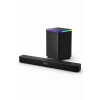 Hepu HP-TV06 180W 2.1 Ch Kablosuz Subwoofer Soundbar Ev Sinema Sistemi - Bluetooth, HDMI ARC, Optik ve Renkli LED