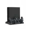 Hepu TP4-18119 PS4 Soğutucu ve Şarj Standı Slim/Pro Uyumlu