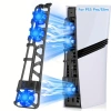 Hepu TP5-3538S PS5 Slim Disk Slim Dijital Konsolu İçin Soğutma Fanı Termometreli