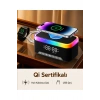 Jedel SA-148 Dijital Saatli Bluetooth Hoparlör ve 15W Hızlı Kablosuz Şarj İstasyonu