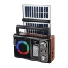 KBroad Ktf-2208 Nostalji Solar Enerjili Güneş Panelli Fm Radyo Şarj Edilebilir
