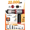 MATT MCV22 Şarjlı Araç Süpürgesi Kırmızı 22.000Pa Güçlü Vakumlu Mini Type-C Şarjlı 220ML