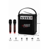 NSS NS-992MIC Boombox Pro Kablosuz Karaoke Hoparlör FM Radyo 2 Adet Mikrofon