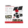 O-kam Pro OK-337Premıum 12MP 4G Sim Kartlı Solar Güvenlik Kamerası Dış Mekan Gece Görüşlü Akıllı Kamera