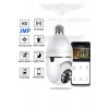 O-kam Pro Okam-4045 | Tek Lensli 360 WiFi Akıllı Ampul Kamera | 2MP+2Mp