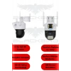 Okam-6015 Beyaz 6 Mp 3.5 İnç Dual Lens Wifi Ptz Kamera