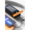 Polygold PW-2080 80000 mAh Solar Powerbank | Dahili 4 Kablolu Hızlı Şarj Cihazı | LED Işıklı Dijital Ekranlı Taşınabilir