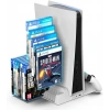 Hepu TP5-1511 PS5 Şarj ve Soğutucu Stand | DualSense Uyumlu Hızlı Şarj İstasyonu