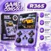 R36S Beyaz Retro El Oyun Konsolu 3.5 Inç IPS Ekran 64GB Retro Oyun Konsolu